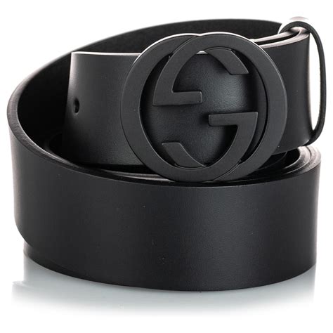 ceinture gucci noire homme|ceinture Gucci strass.